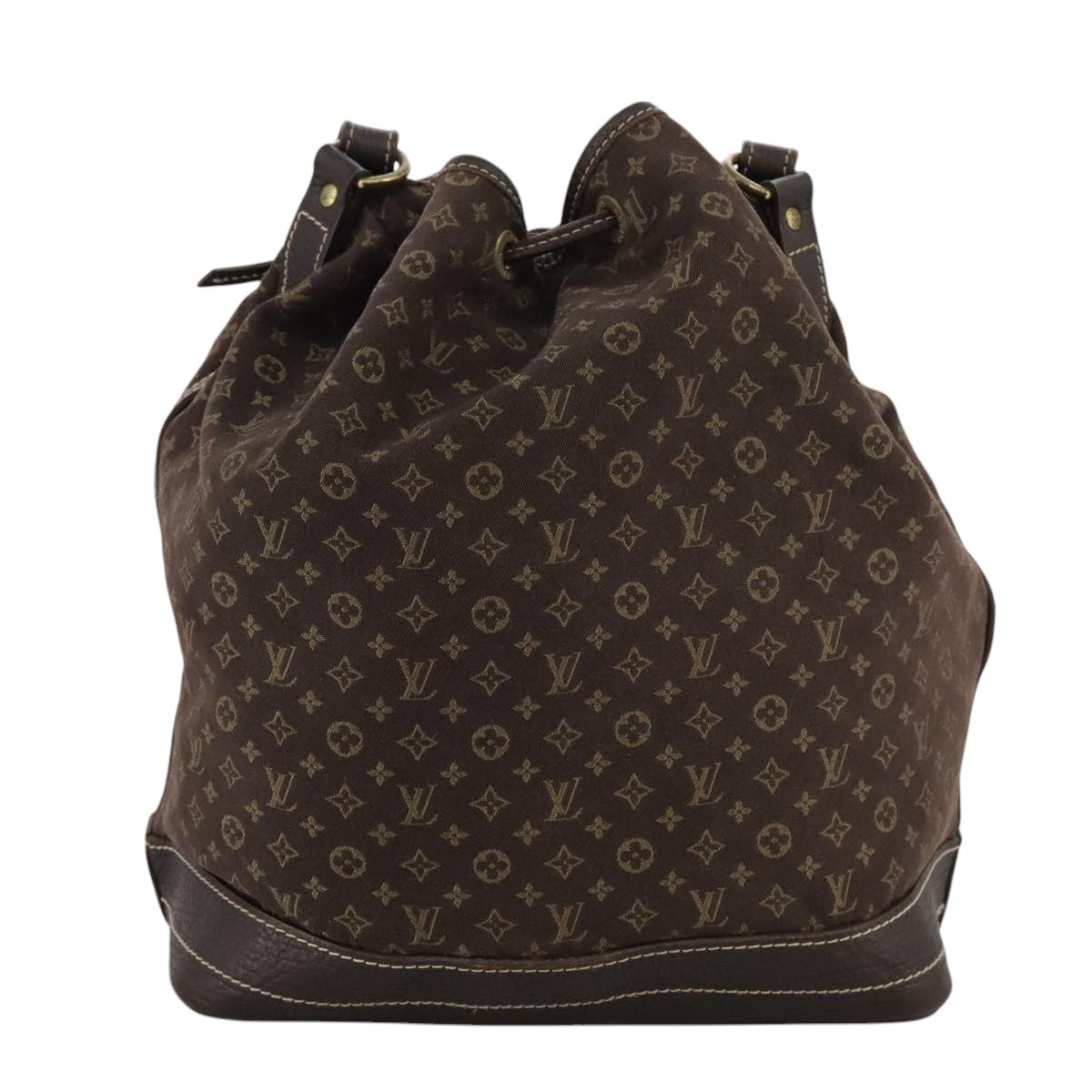 Louis Vuitton Noe Brown Canvas Shoulder Bag (Pre-Owned)