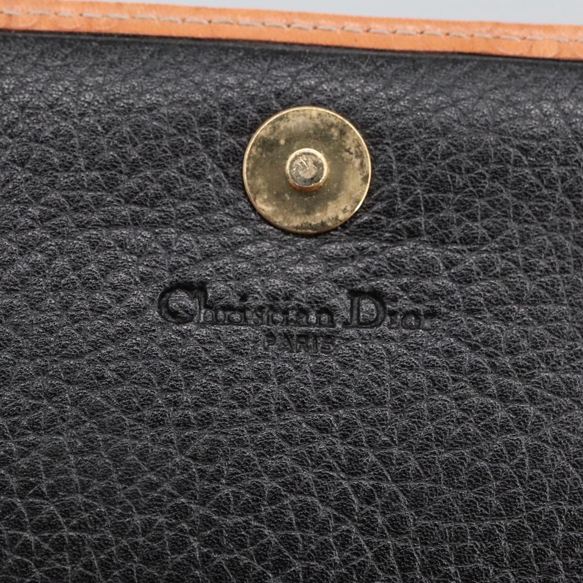 Dior Cd Black Leather Clutch Bag (Pre-Owned)