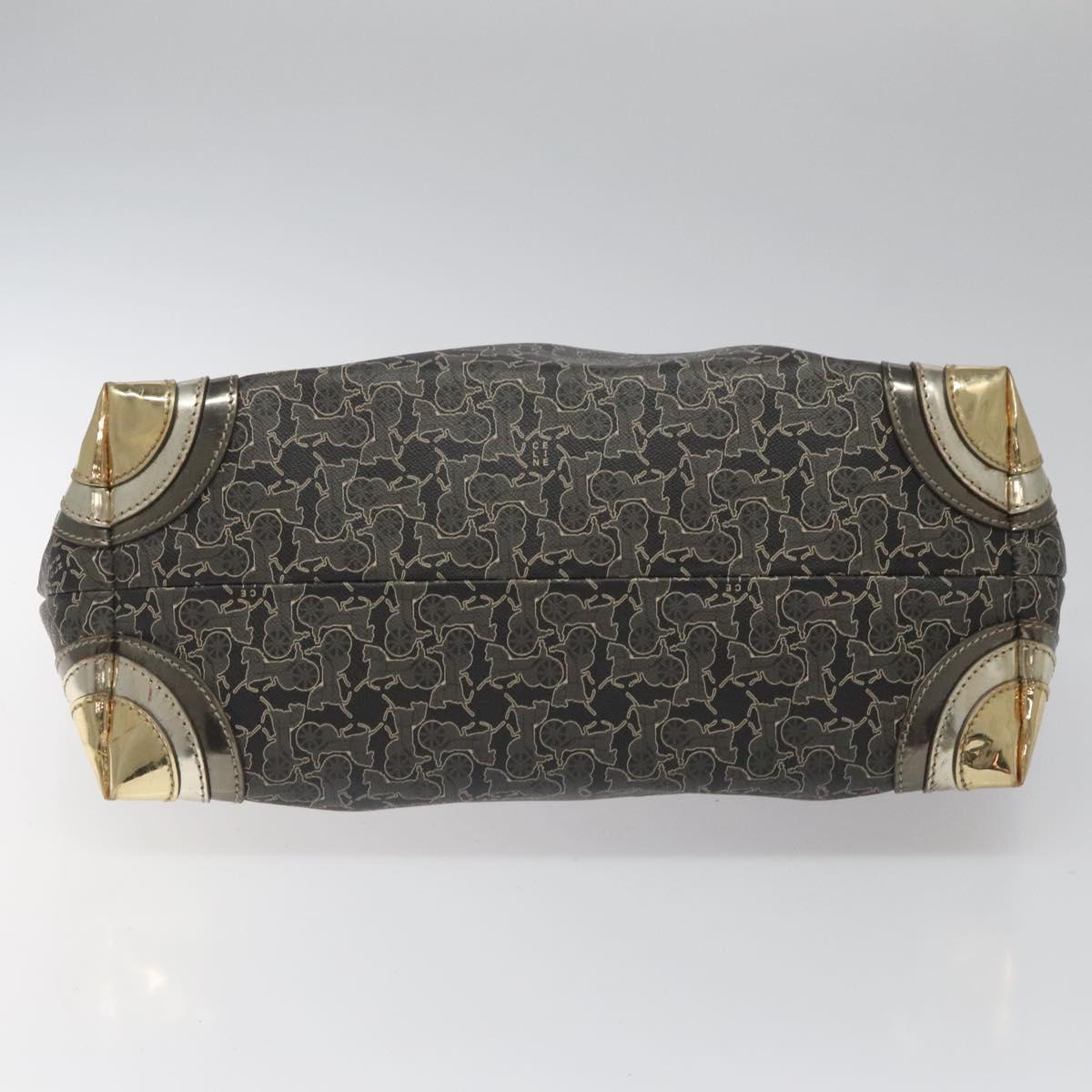 Céline Carriage Black Canvas Tote Bag (Pre-Owned)