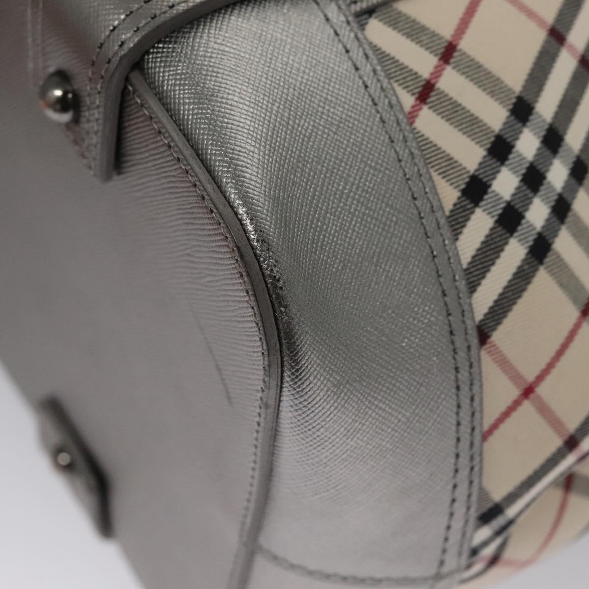 Burberry Nova Check Beige Canvas Tote Bag (Pre-Owned)