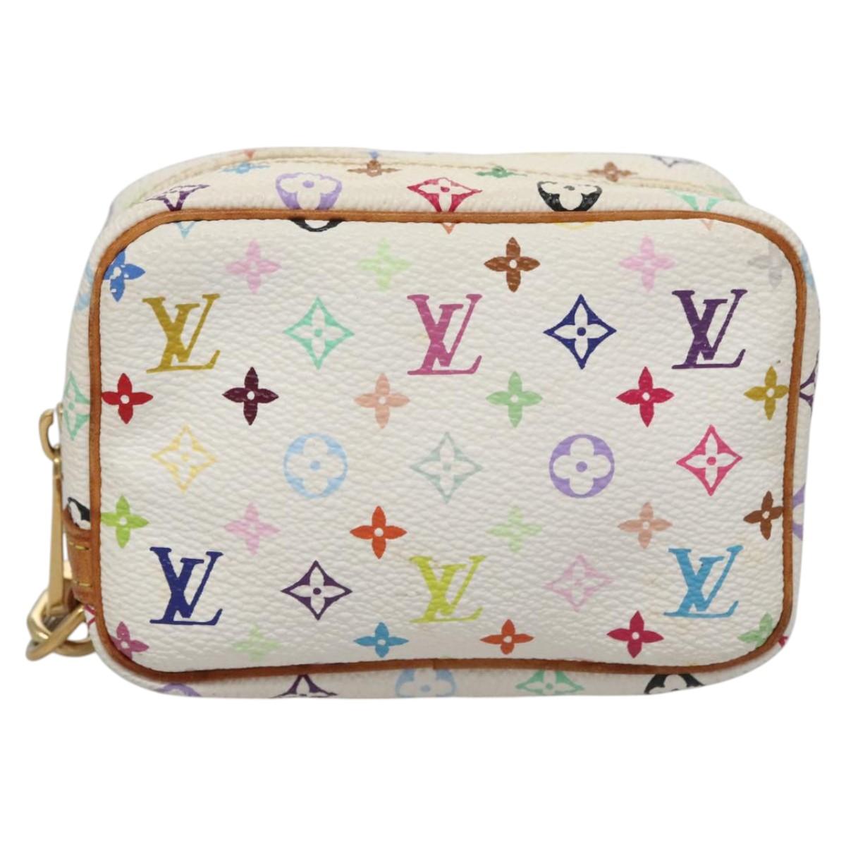 Louis Vuitton Wapiti White Canvas Clutch Bag (Pre-Owned)