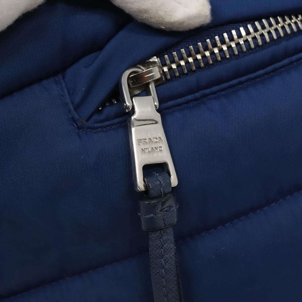 Prada Tessuto Blue Synthetic Handbag (Pre-Owned)