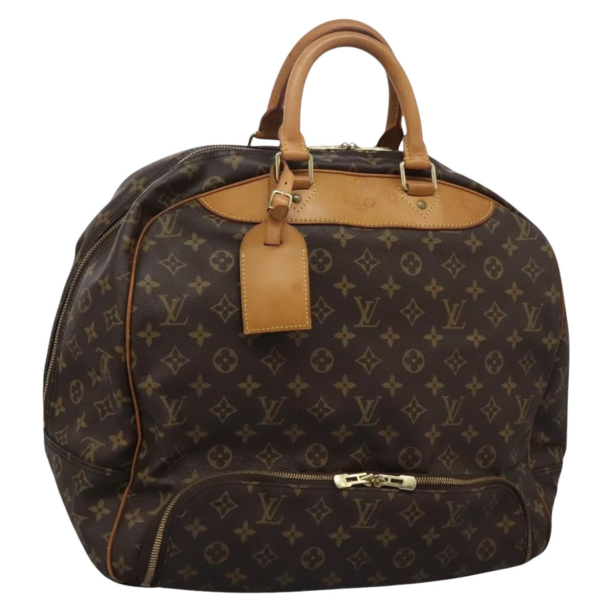 Louis Vuitton Evasion Brown Canvas Travel Bag (Pre-Owned)