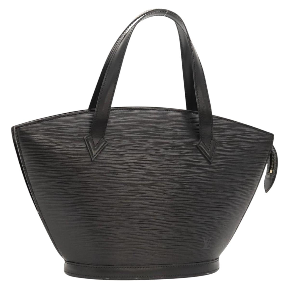 Louis Vuitton Saint Jacques Black Leather Tote Bag (Pre-Owned)