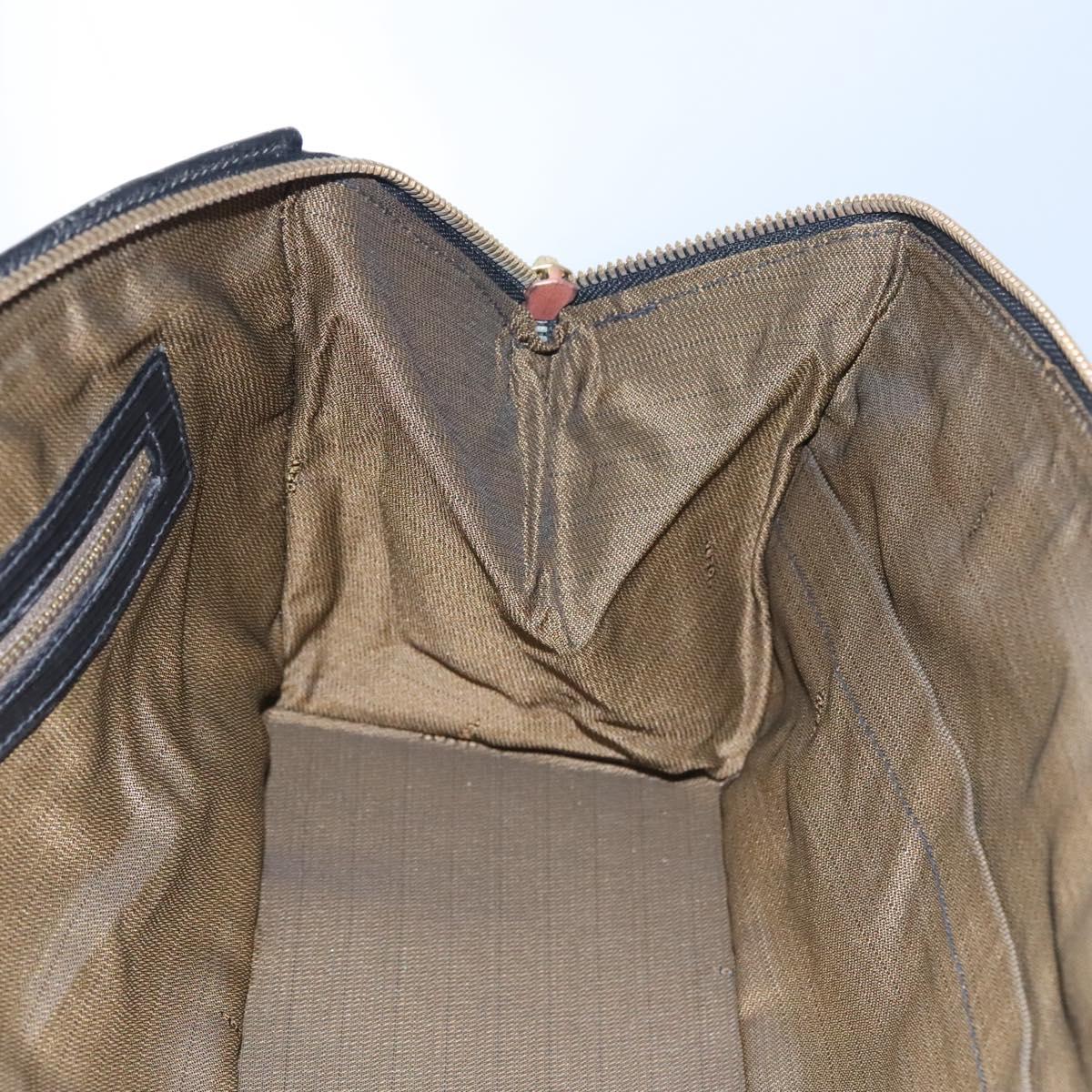 Fendi Zucca Brown Canvas Briefcase Bag (Pre-Owned)