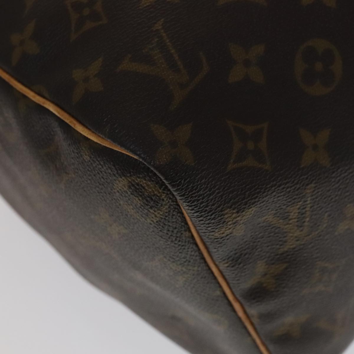 Louis Vuitton Keepall 45 Brown Canvas Travel Bag (Pre-Owned)