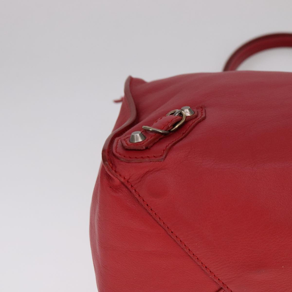 Balenciaga Papier Red Leather Tote Bag (Pre-Owned)