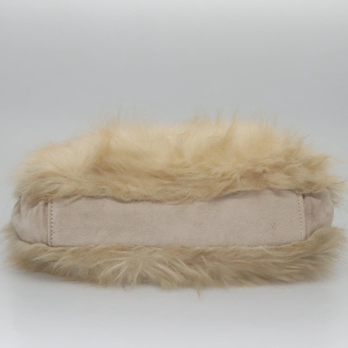 Burberry Blue Label Beige Faux Fur Handbag (Pre-Owned)