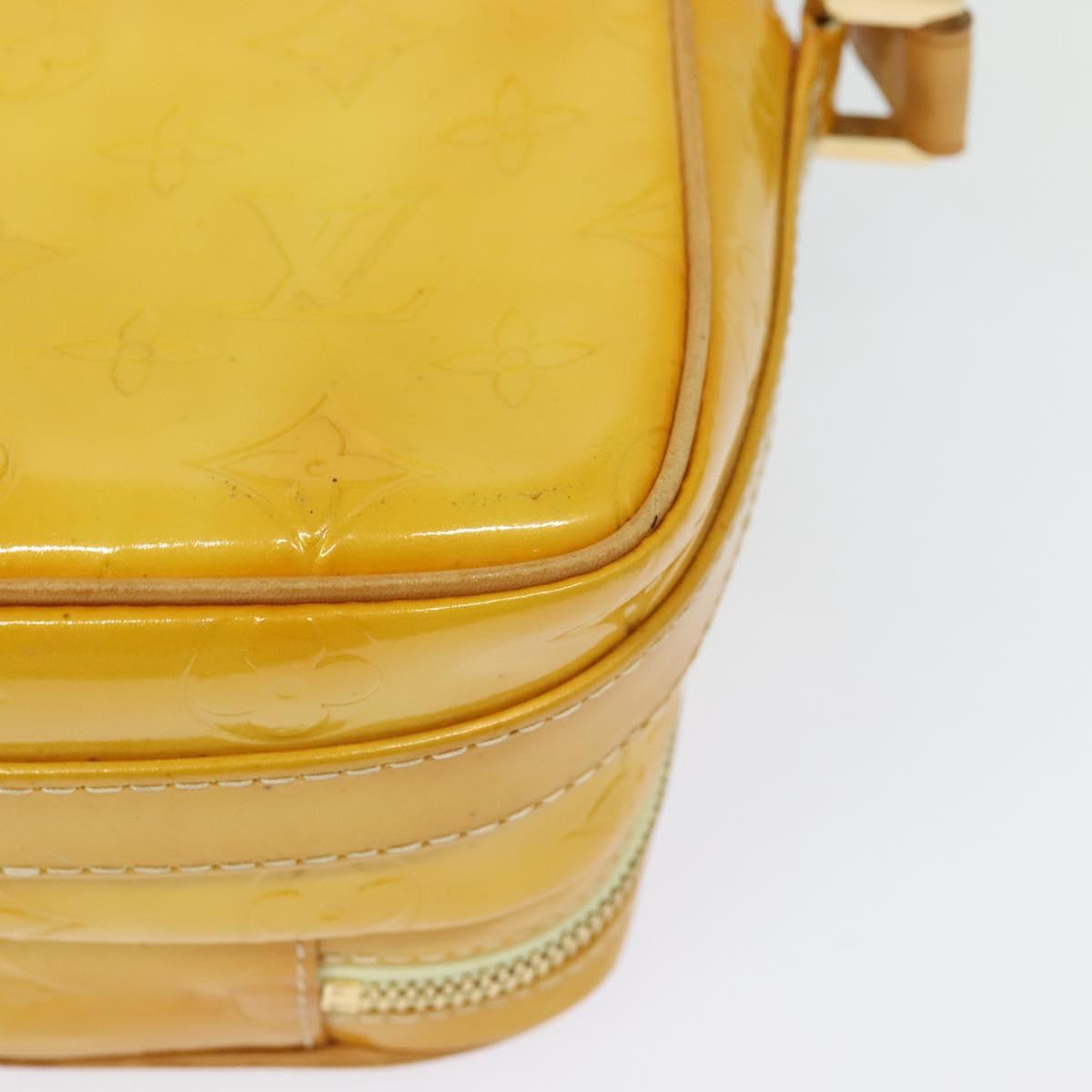 Louis Vuitton Wooster Yellow Patent Leather Shoulder Bag (Pre-Owned)