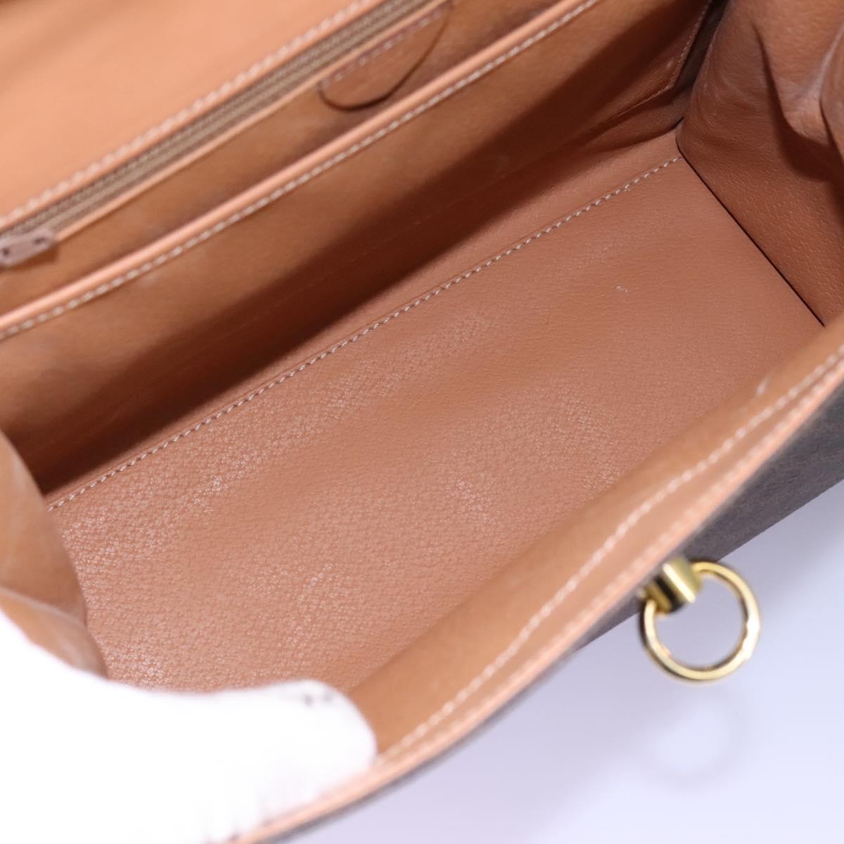 Céline Macadam Brown Canvas Handbag (Pre-Owned)