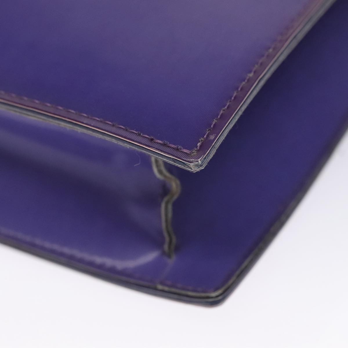 Chanel Coco Mark Purple Vinyl Tote Bag (Pre-Owned)