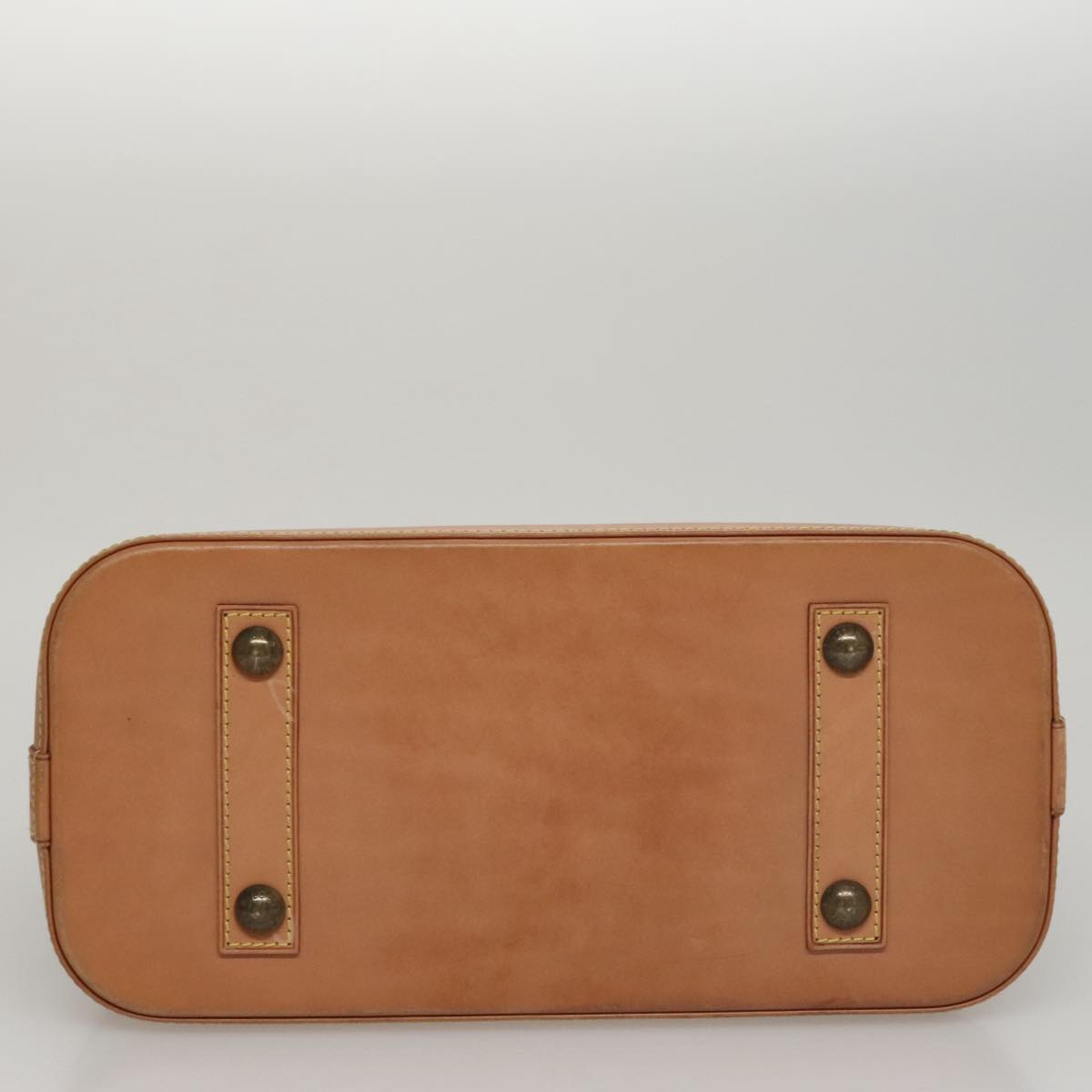 Louis Vuitton Alma Brown Canvas Handbag (Pre-Owned)