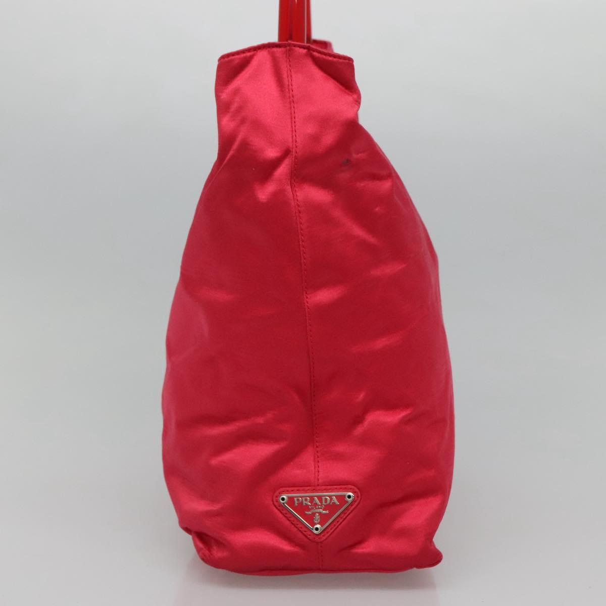 Prada Tessuto Pink Synthetic Shoulder Bag (Pre-Owned)