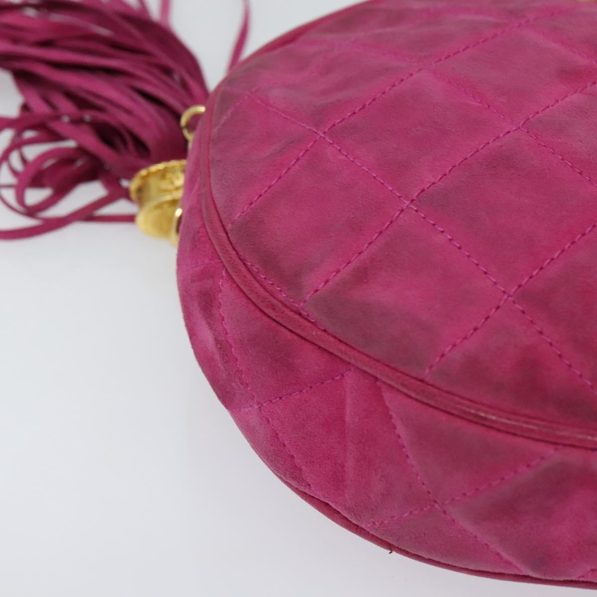 Chanel Pink Suede Clutch Bag (Pre-Owned)