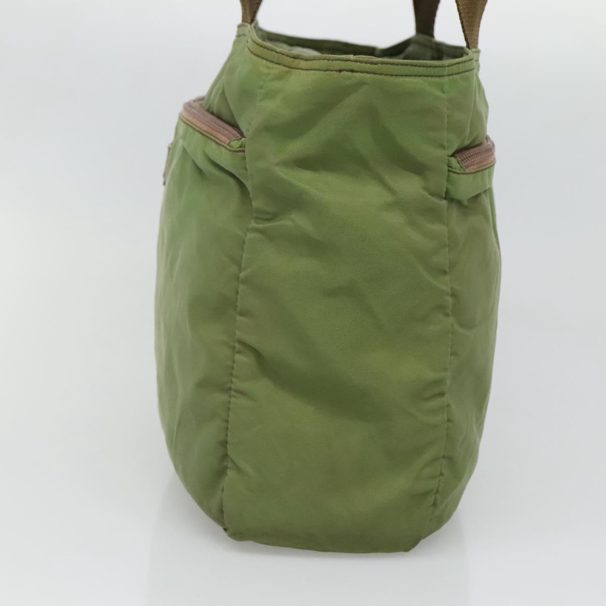 Prada Re-Nylon Khaki Nylon Shoulder Bag (Pre-Owned)