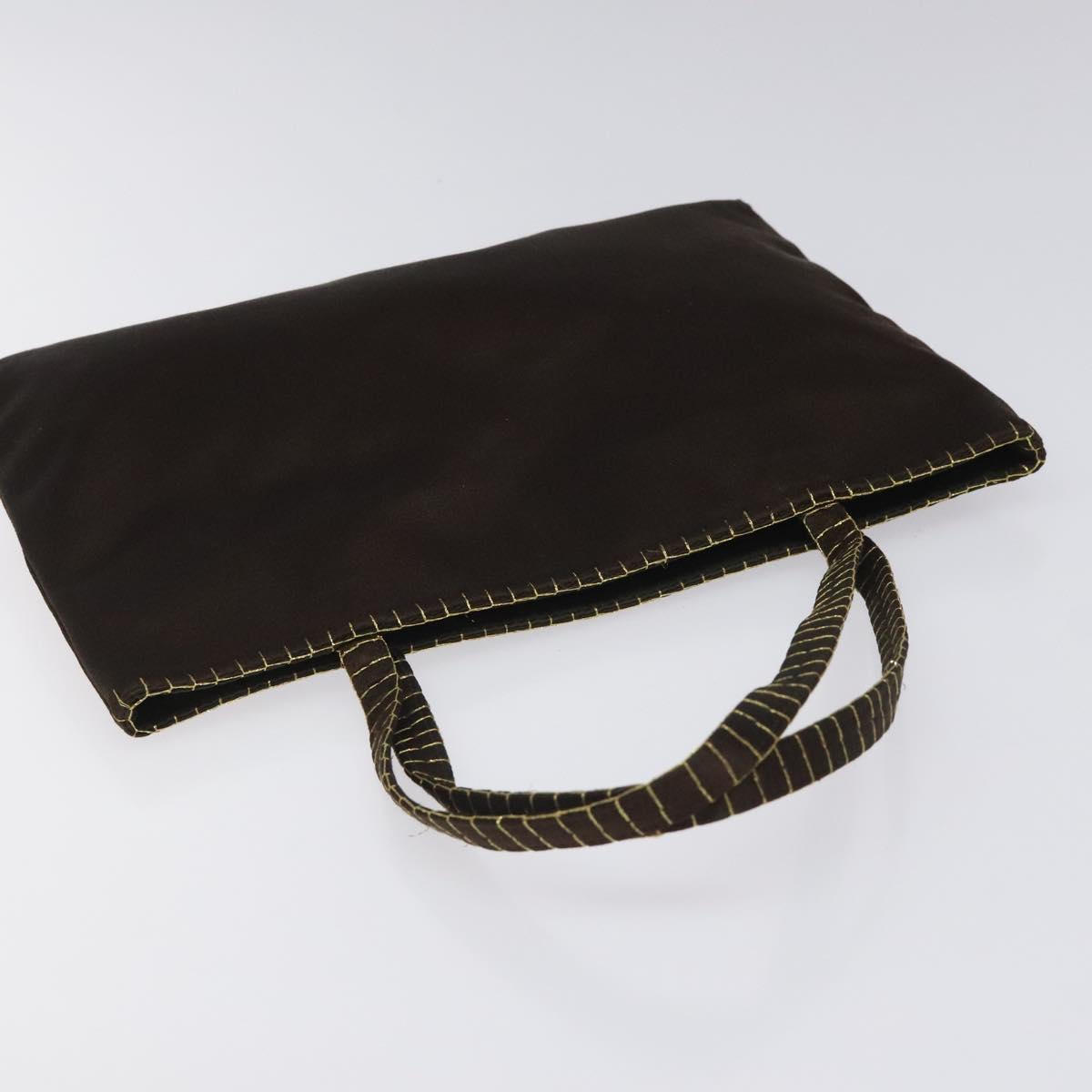 Prada Brown Synthetic Handbag (Pre-Owned)