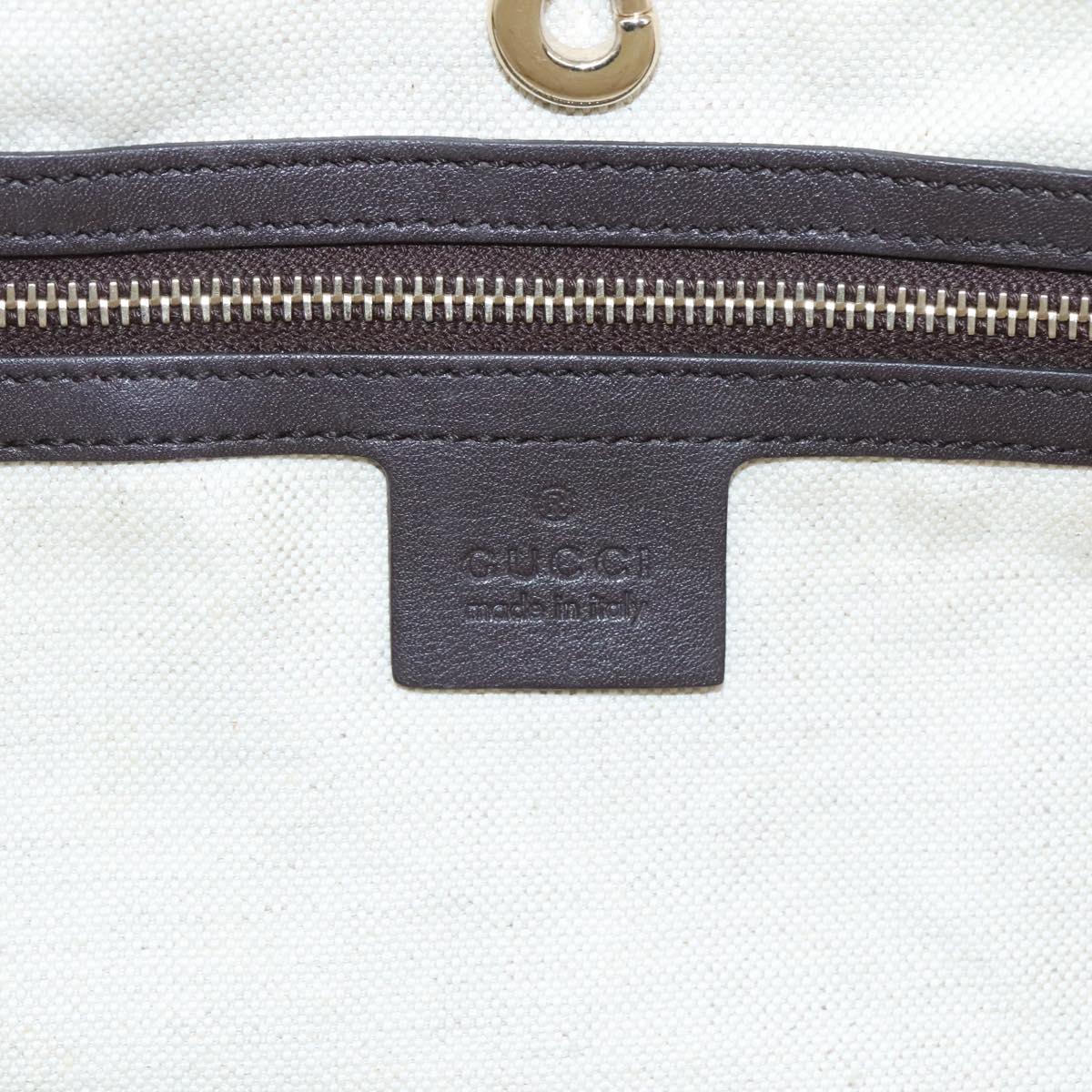 Gucci Gg Canvas Brown Canvas Tote Bag (Pre-Owned)