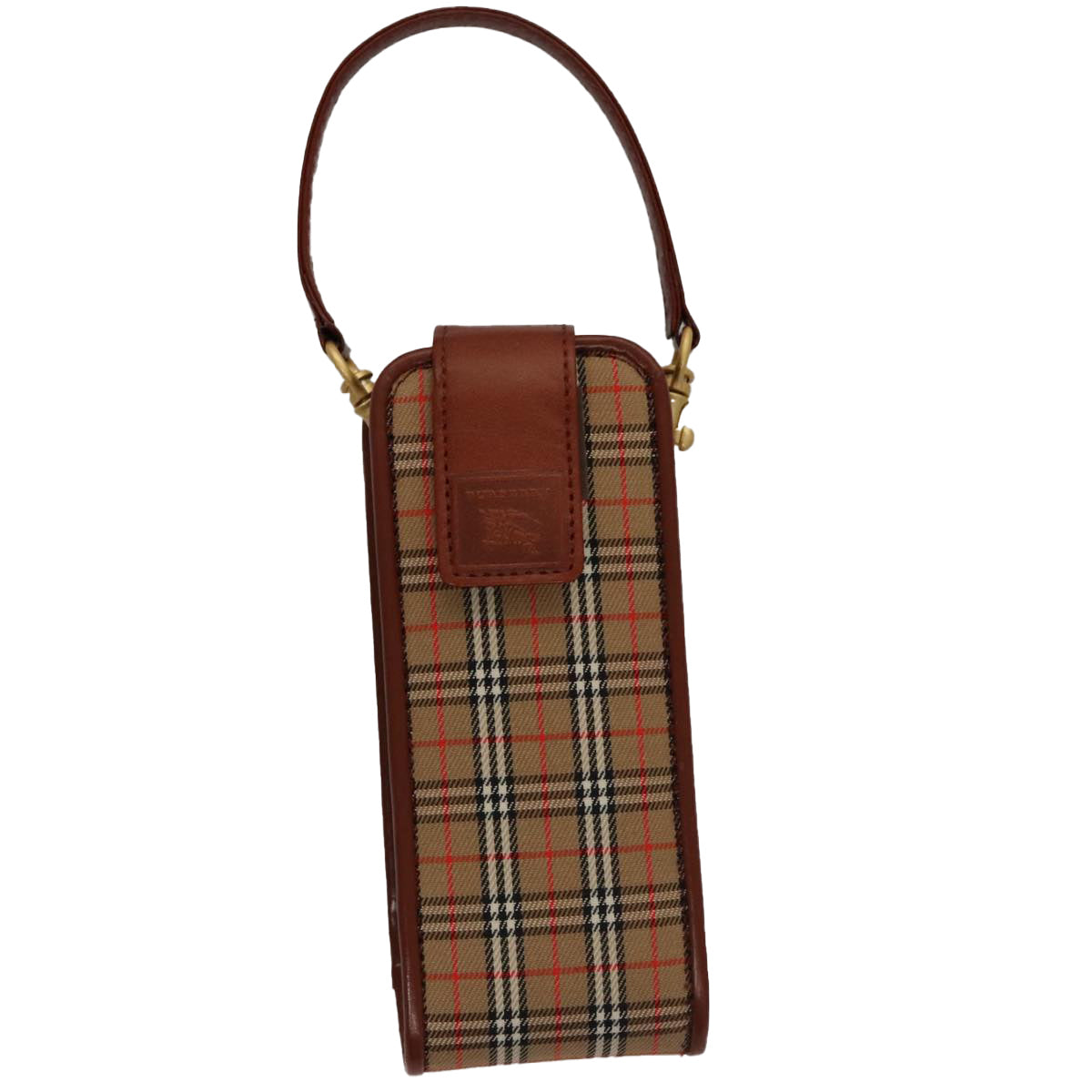Burberry Nova Check Beige Canvas Clutch Bag (Pre-Owned)