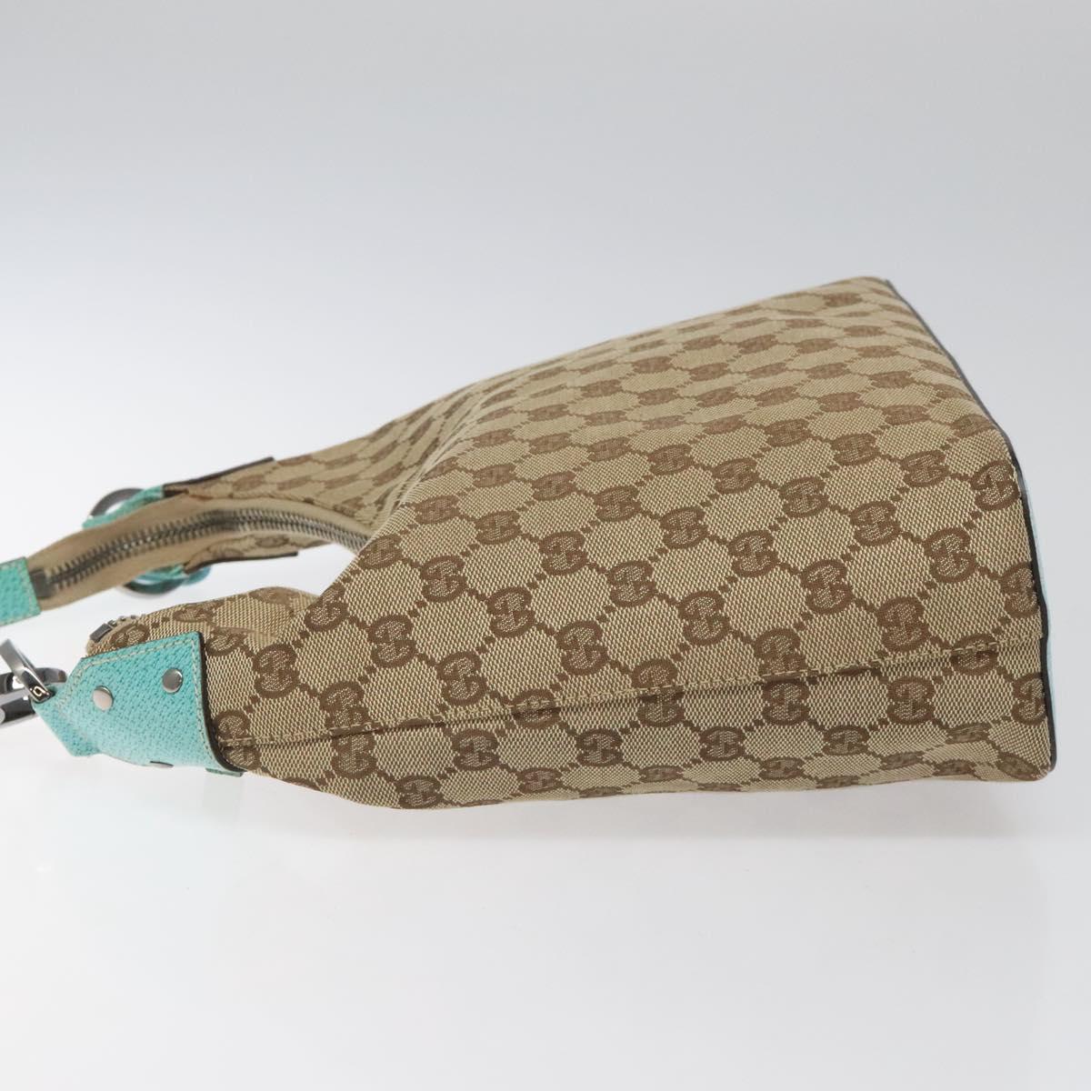 Gucci Beige Canvas Shoulder Bag (Pre-Owned)