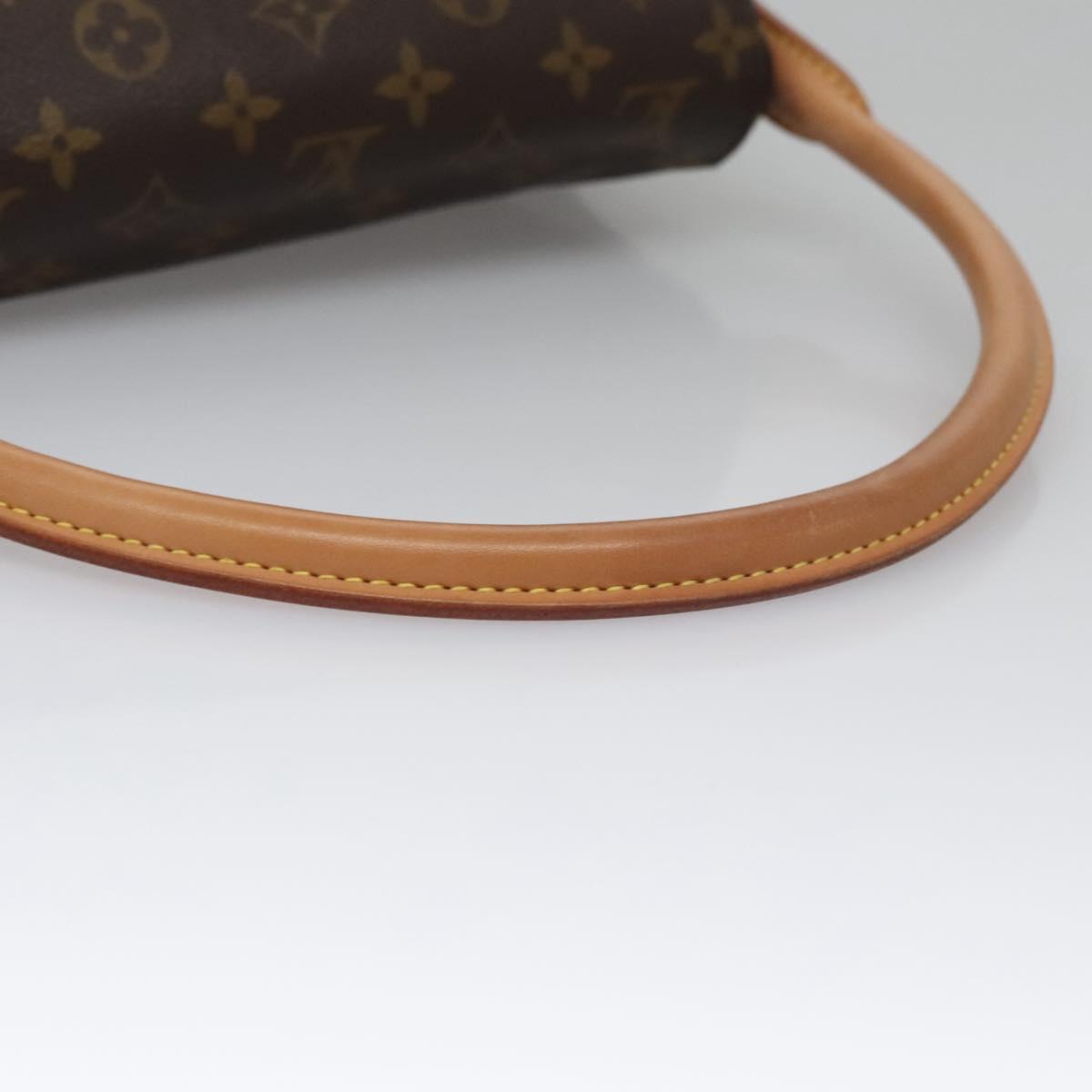 Louis Vuitton Mini Looping Brown Canvas Shoulder Bag (Pre-Owned)