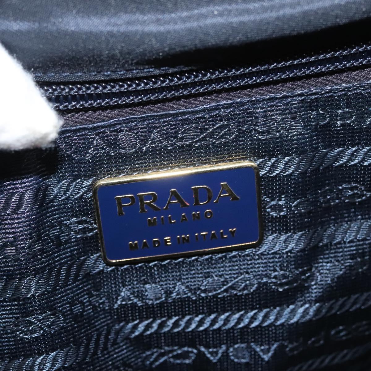 Prada Navy Nylon Handbag (Pre-Owned)