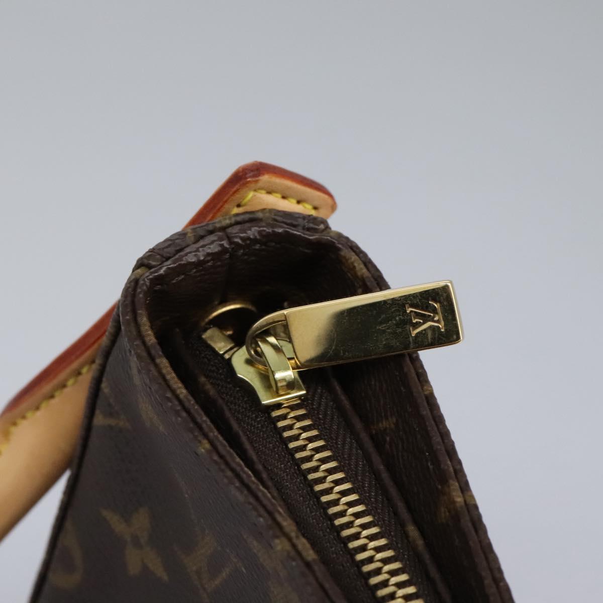Louis Vuitton Looping Mm Brown Canvas Shoulder Bag (Pre-Owned)