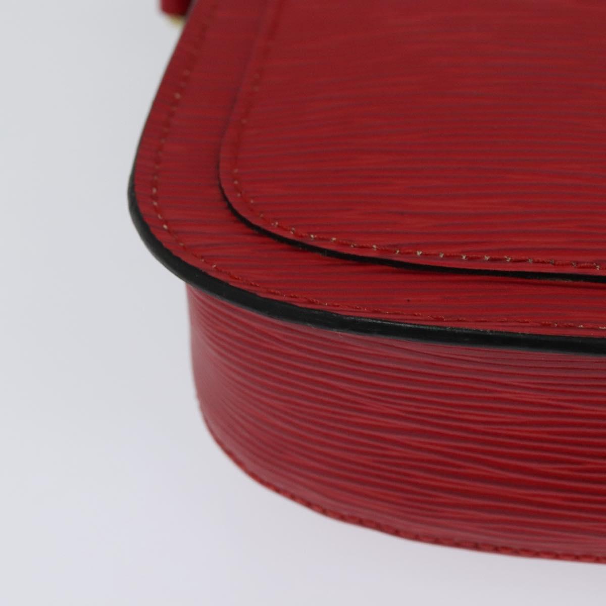Louis Vuitton Saint Cloud Red Leather Shoulder Bag (Pre-Owned)