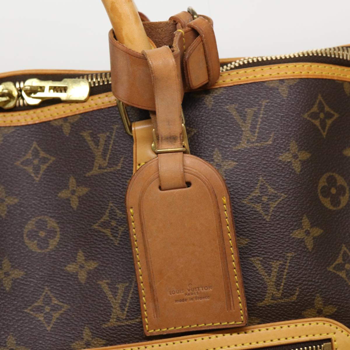 Louis Vuitton Alma Brown Canvas Travel Bag (Pre-Owned)