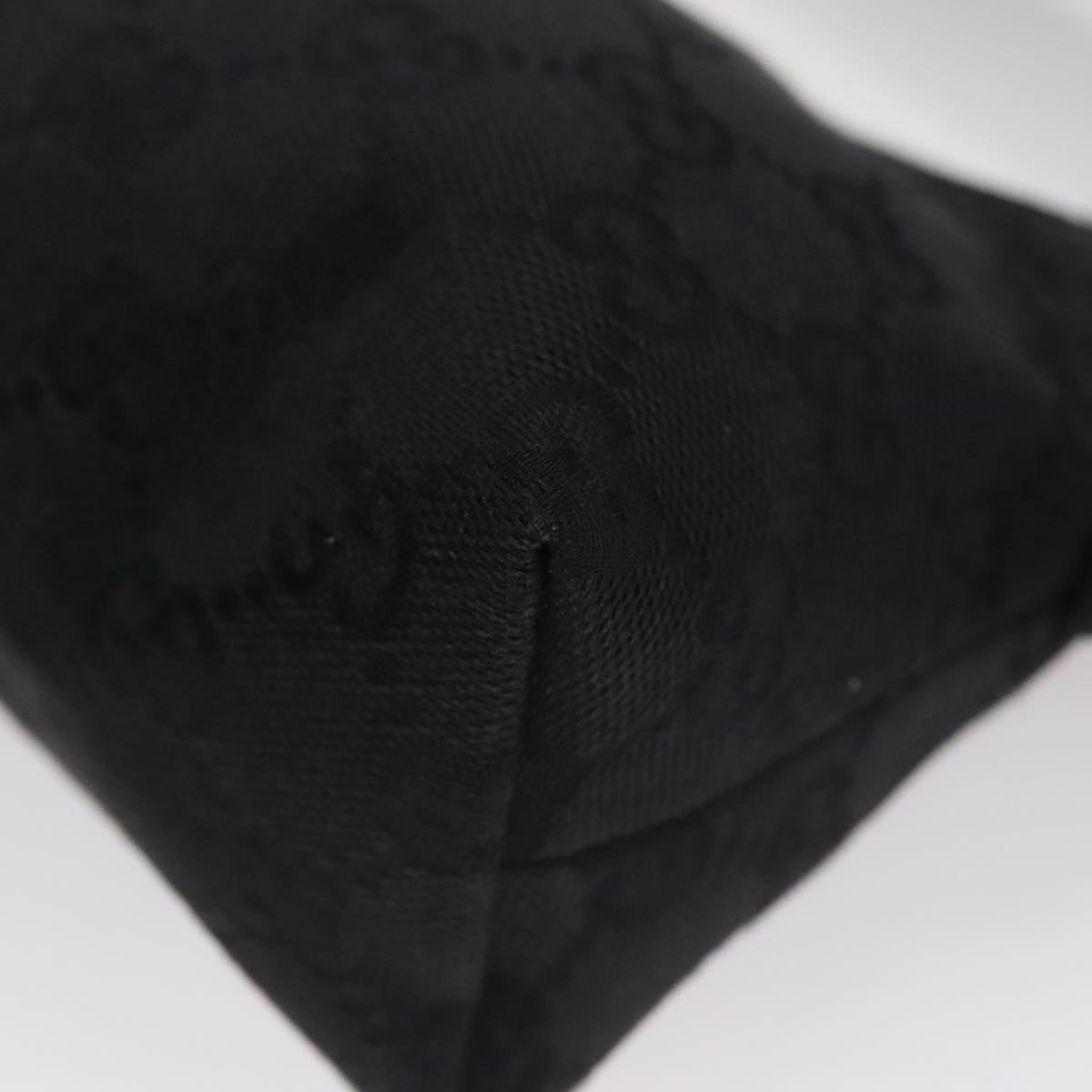 Gucci Gg Canvas Black Canvas Clutch Bag (Pre-Owned)