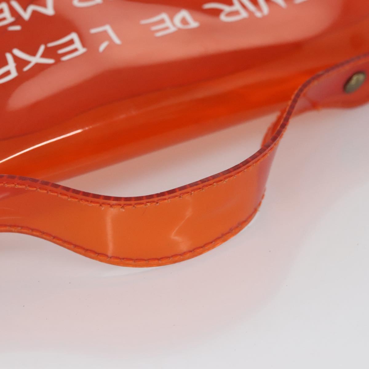 Hermès Orange Vinyl Handbag (Pre-Owned)