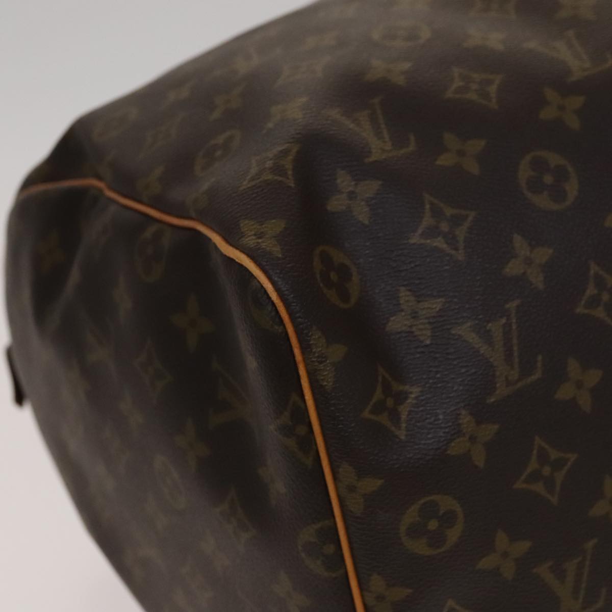 Louis Vuitton Keepall 60 Brown Canvas Travel Bag (Pre-Owned)
