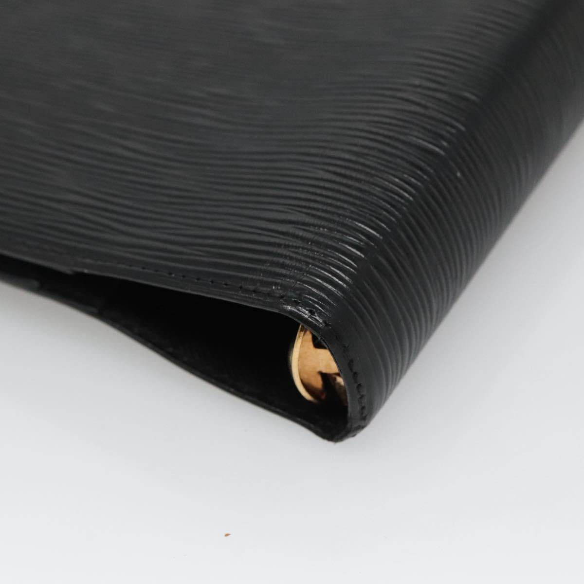 Louis Vuitton Agenda Cover Black Leather Wallet (Pre-Owned)
