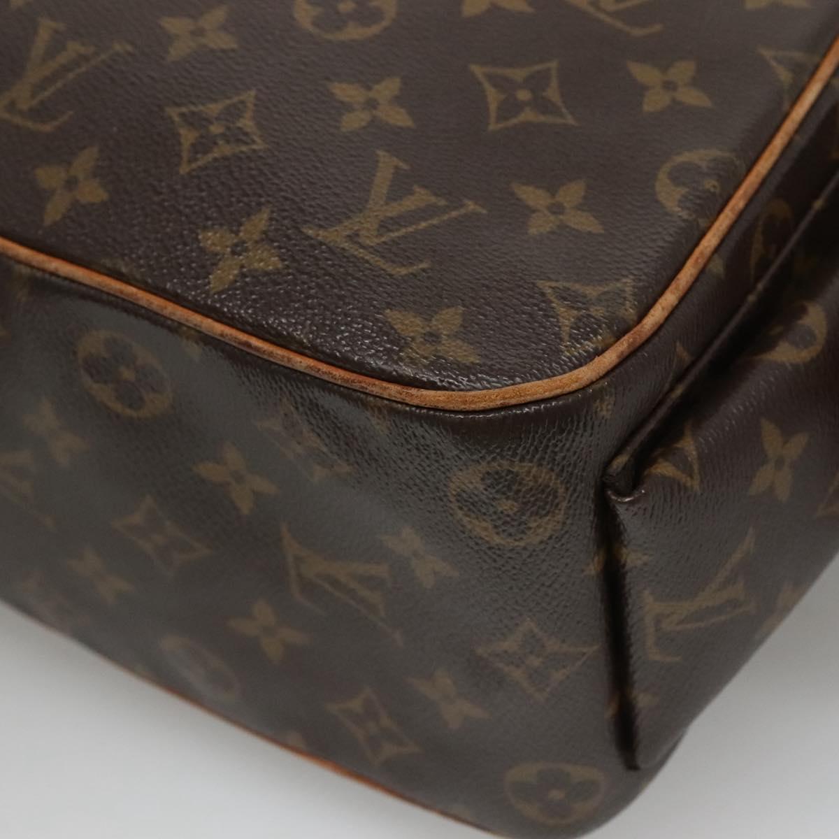 Louis Vuitton Excentri Cité Brown Canvas Handbag (Pre-Owned)