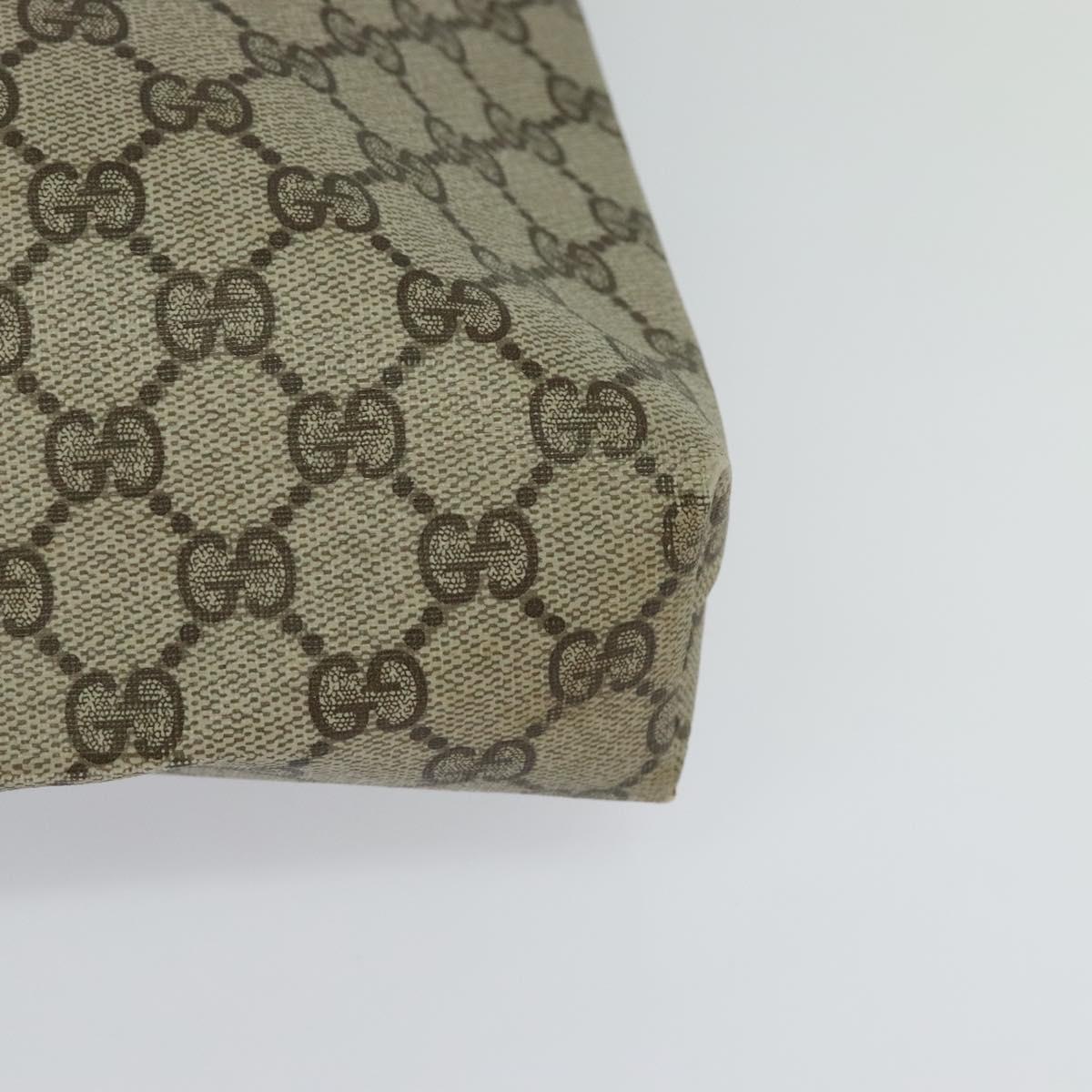 Gucci Sherry Beige Canvas Tote Bag (Pre-Owned)