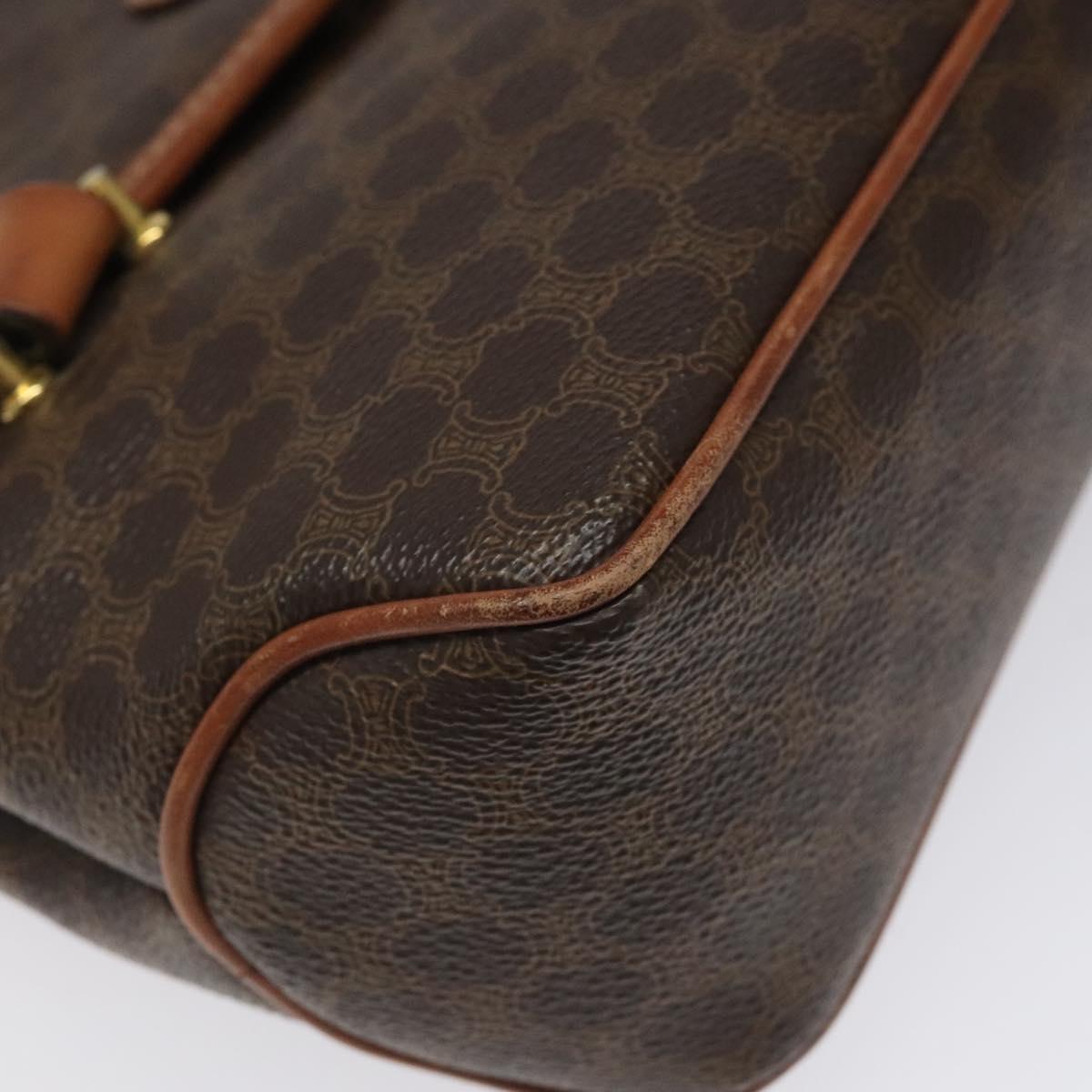 Céline Macadam Brown Canvas Handbag (Pre-Owned)