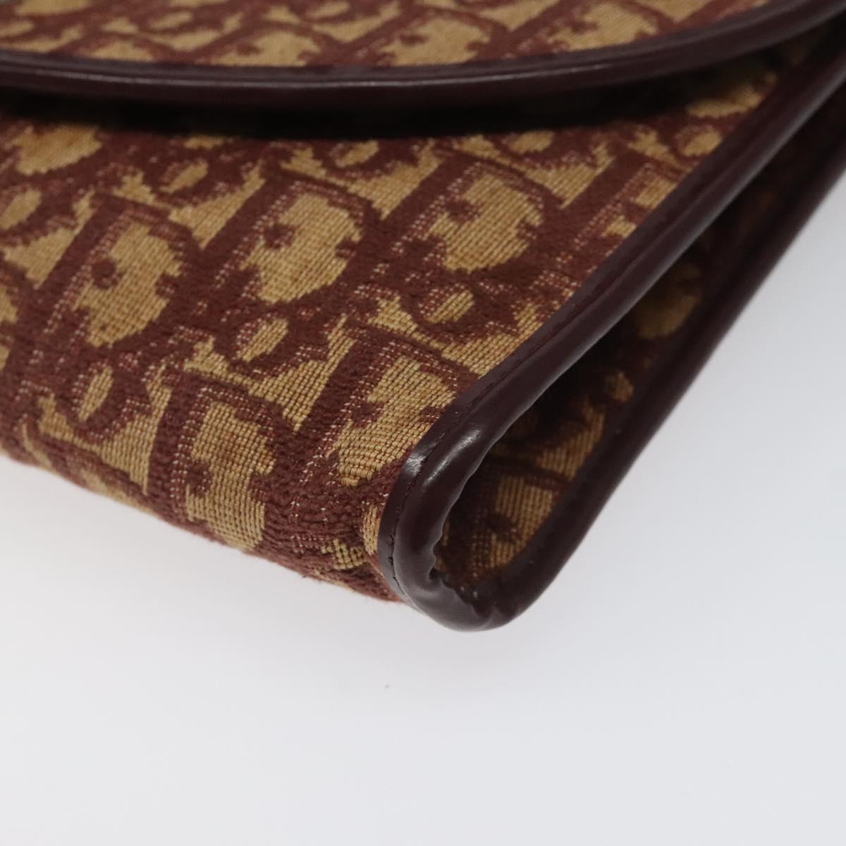 Dior Trotter Beige Canvas Shoulder Bag (Pre-Owned)