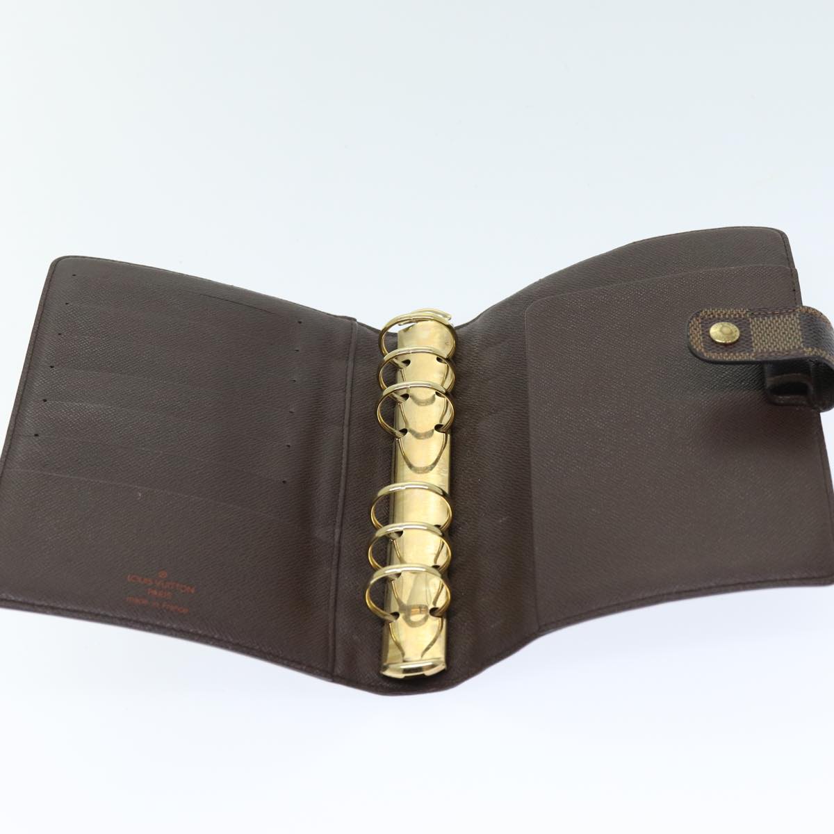 Louis Vuitton Agenda Cover Brown Canvas Wallet (Pre-Owned)