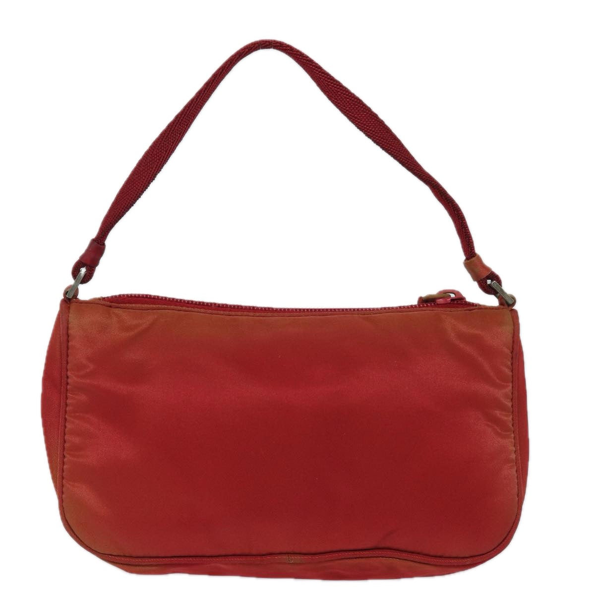 Prada Tessuto Red Synthetic Clutch Bag (Pre-Owned)