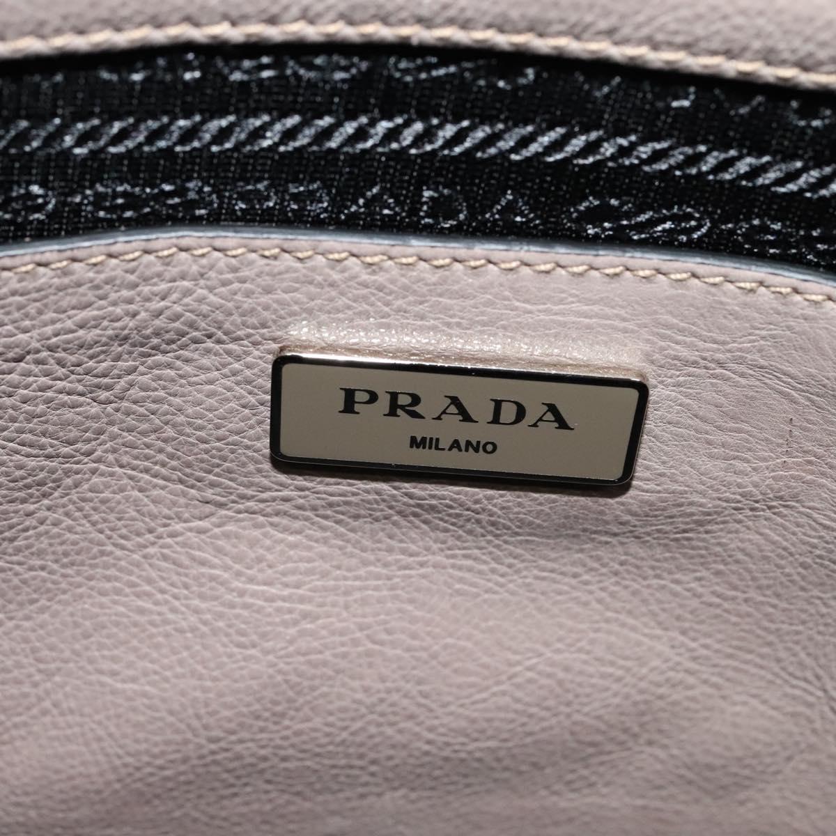 Prada Galleria Beige Leather Handbag (Pre-Owned)