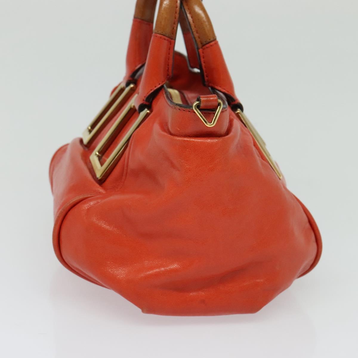 Chloé Ethel Orange Leather Handbag (Pre-Owned)