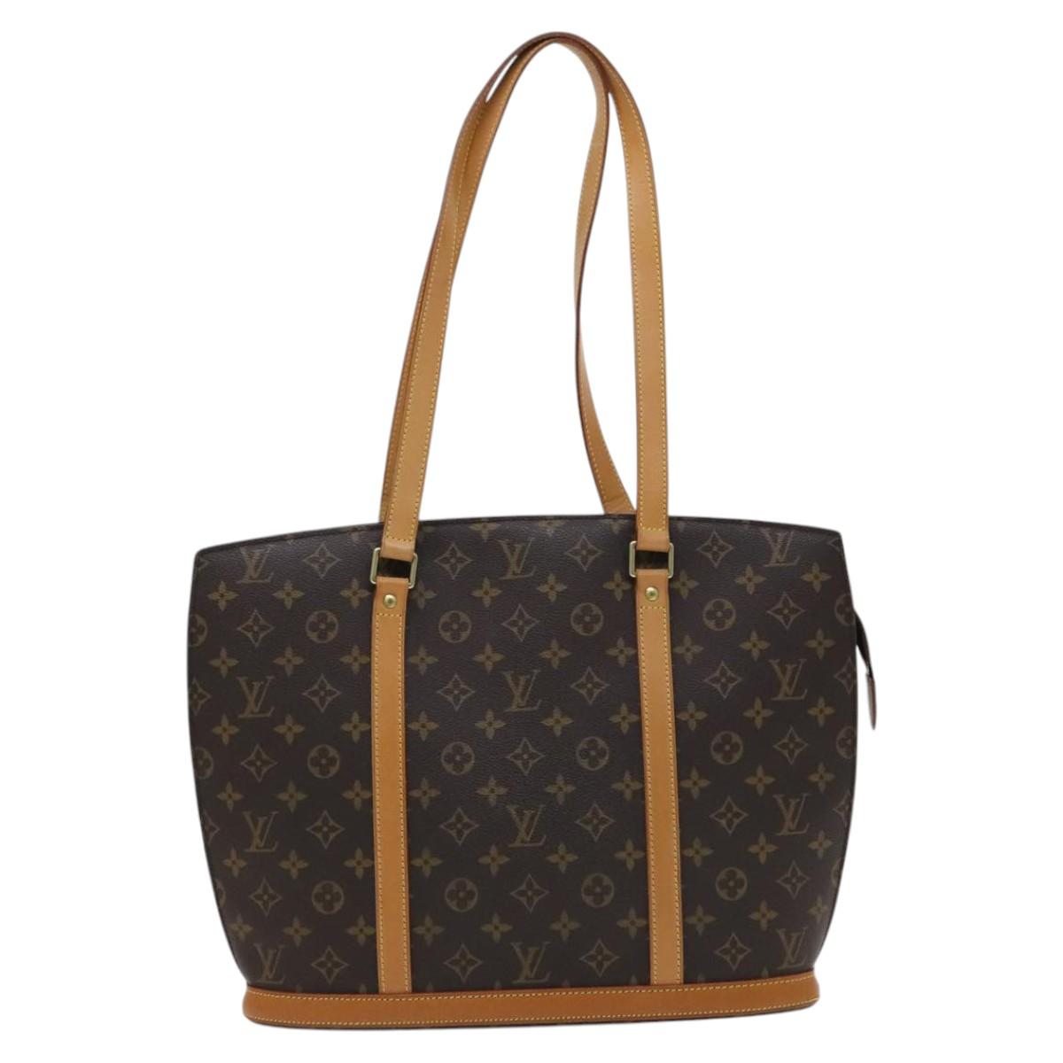 Louis Vuitton Babylone Brown Canvas Tote Bag (Pre-Owned)