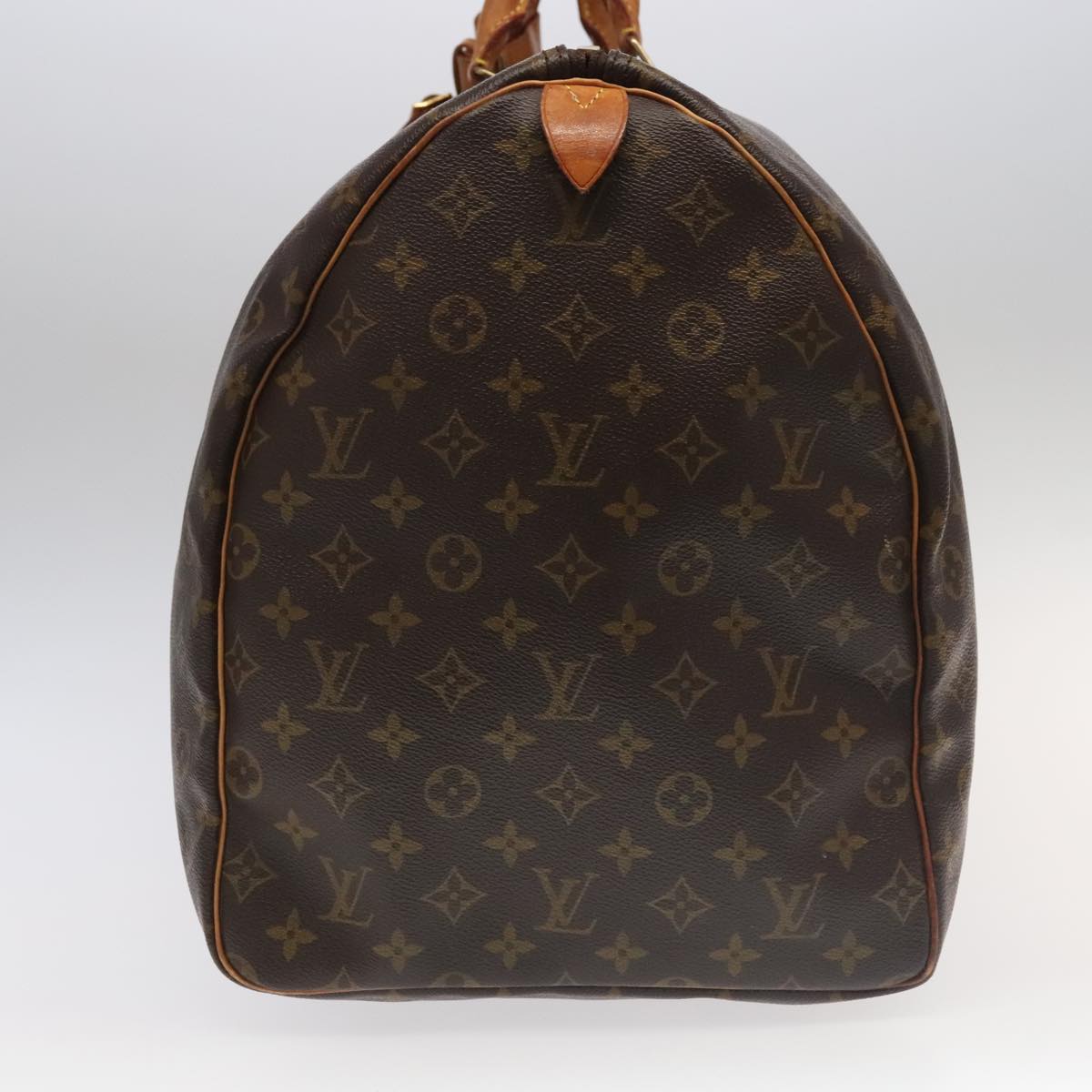 Louis Vuitton Keepall 60 Brown Canvas Travel Bag (Pre-Owned)