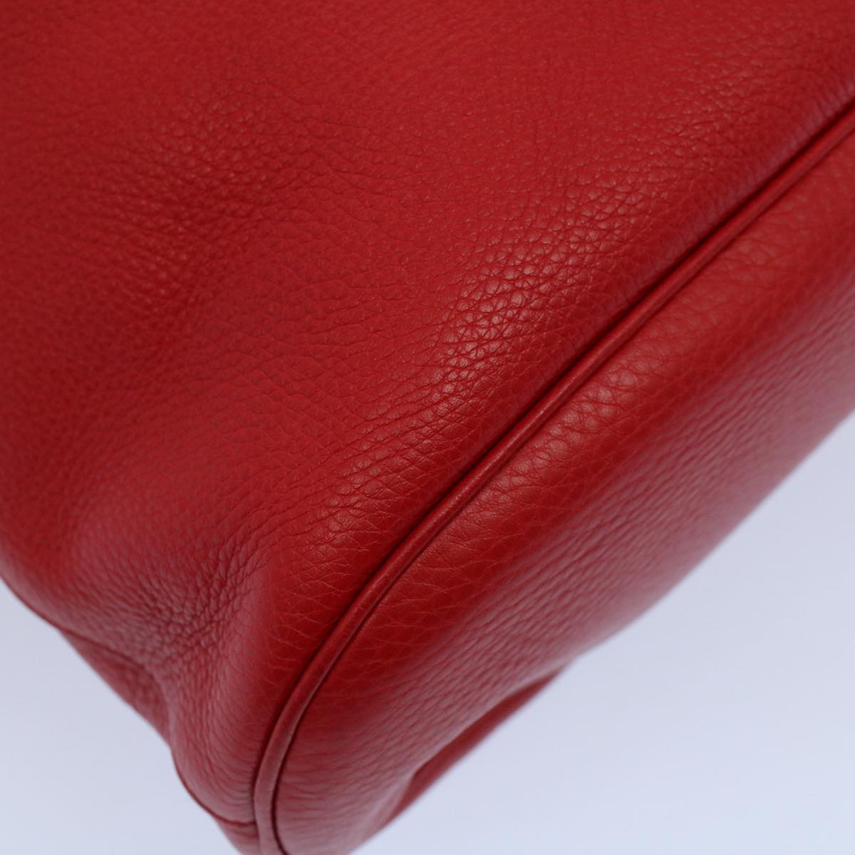 Gucci Soho Red Leather Backpack Bag (Pre-Owned)