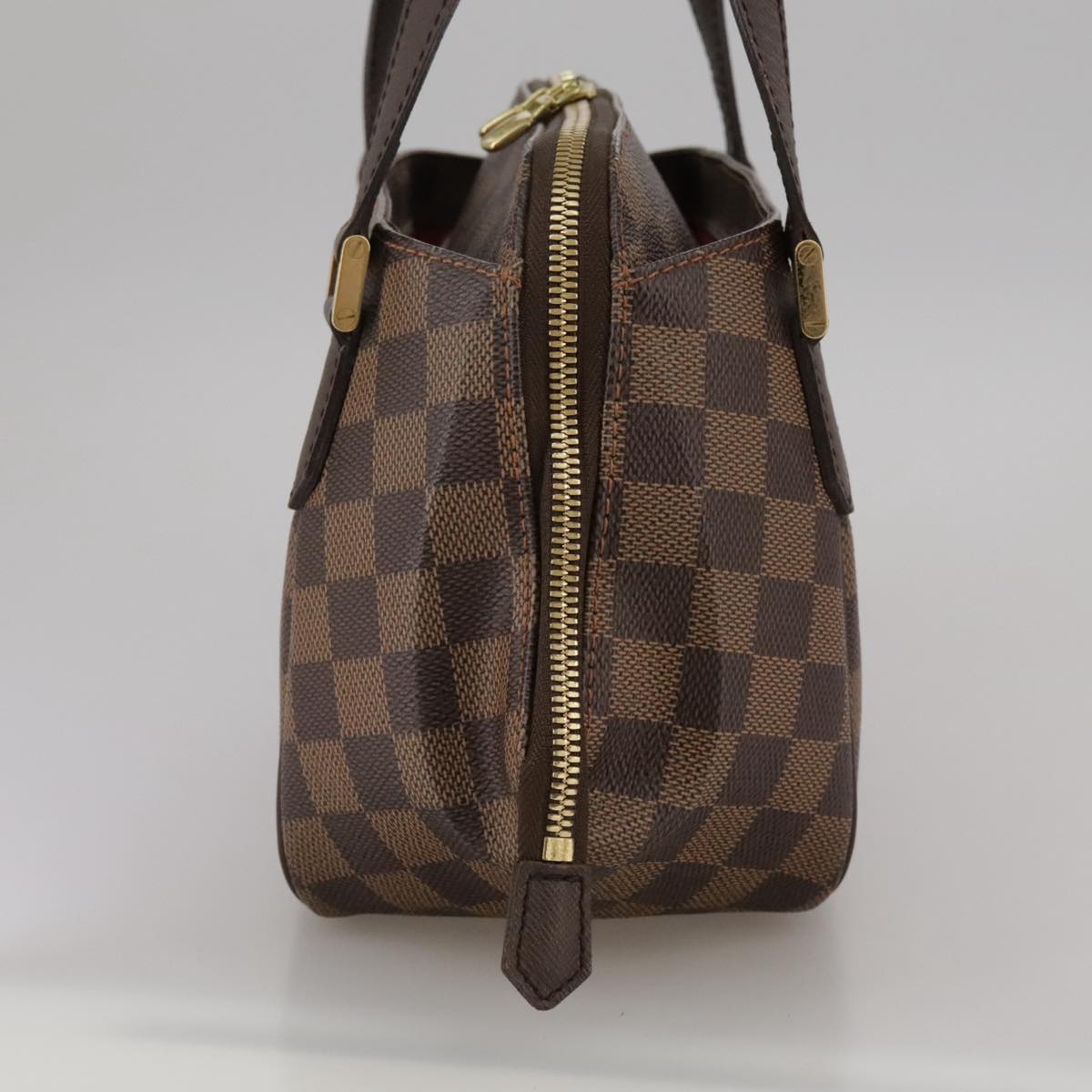 Louis Vuitton Belem Pm Brown Canvas Handbag (Pre-Owned)
