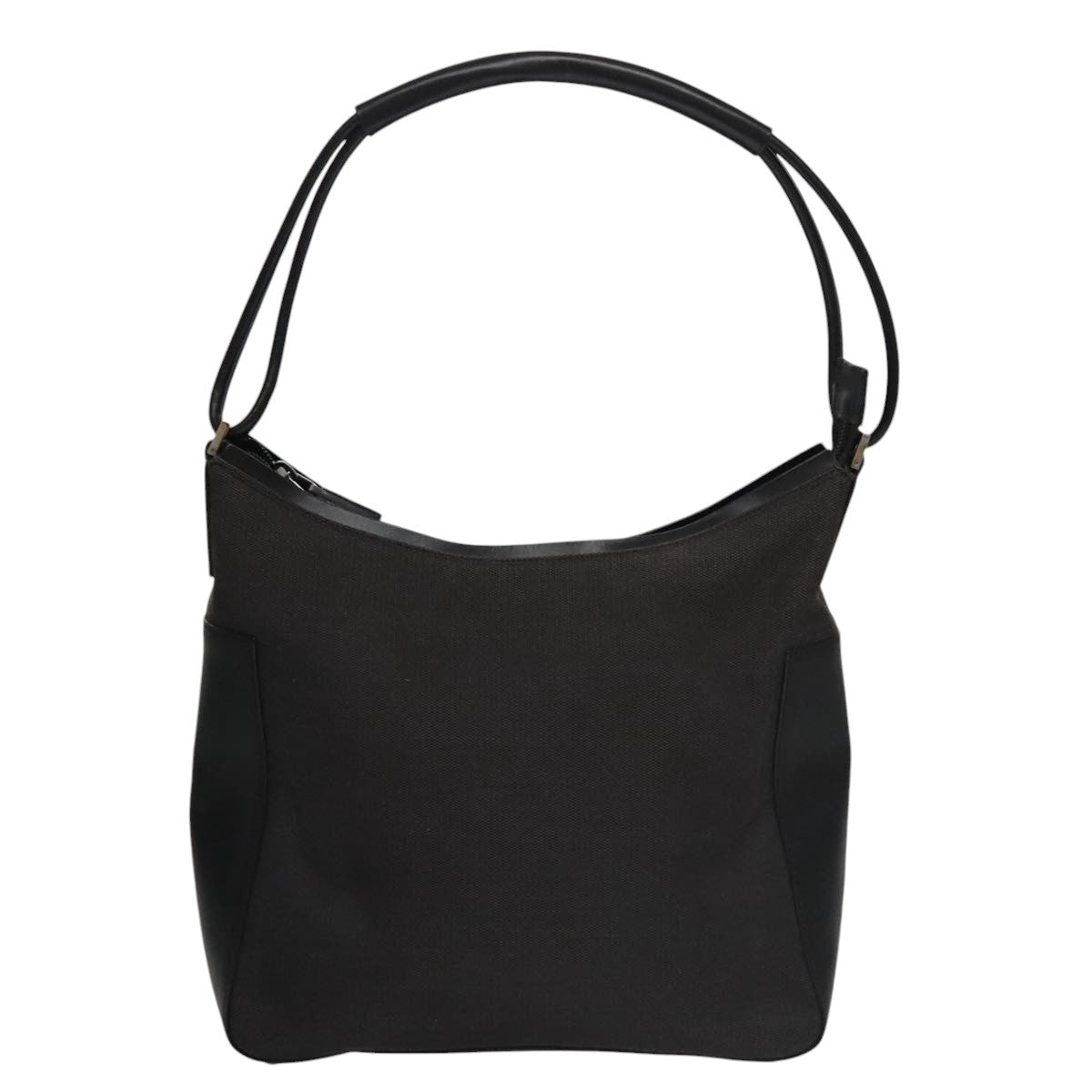 Gucci Hobo Black Canvas Shoulder Bag (Pre-Owned)