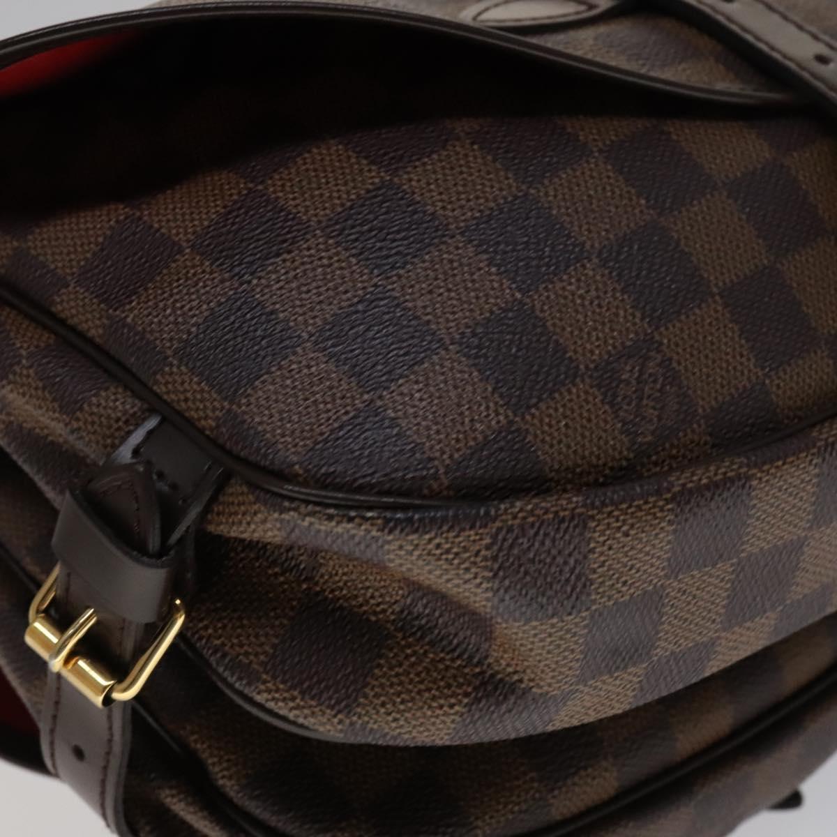 Louis Vuitton Saumur 30 Brown Canvas Shoulder Bag (Pre-Owned)