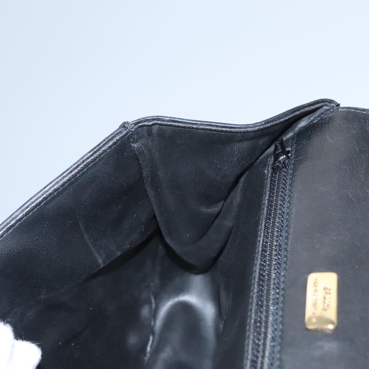 Bally Black Leather Shoulder Bag (Pre-Owned)