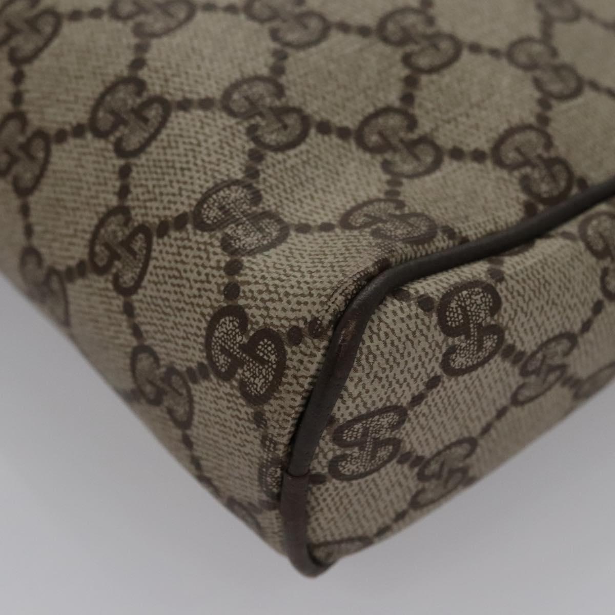 Gucci Ophidia Beige Canvas Clutch Bag (Pre-Owned)