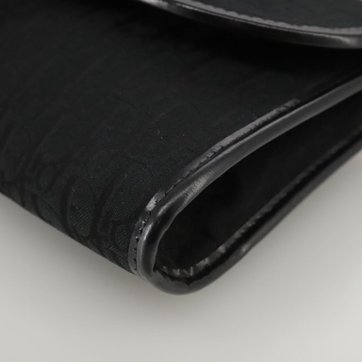 Dior Trotter Black Canvas Shoulder Bag (Pre-Owned)