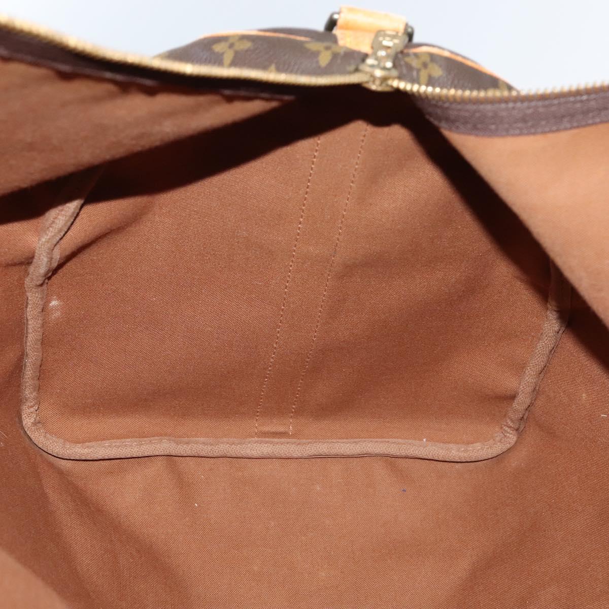 Louis Vuitton Keepall Bandoulière 60 Brown Canvas Travel Bag (Pre-Owned)